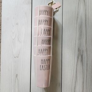 Rae Dunn pink Happy Easter cups Set of 6 NWT